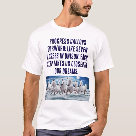 Progressives T-Shirt für motivierend (Vorderseite)