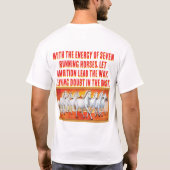 Progressives T-Shirt für motivierend (Rückseite)