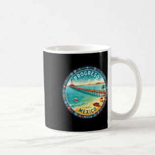 Progresso Mexiko Reiseziel Kaffeetasse