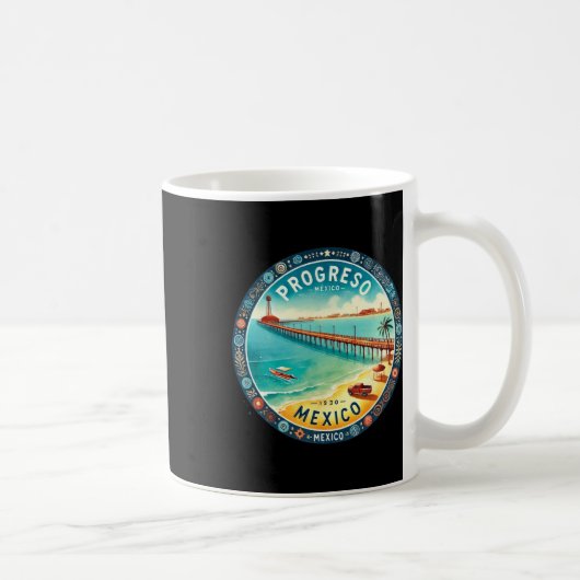 Progresso Mexiko Reiseziel Kaffeetasse (Rechts)