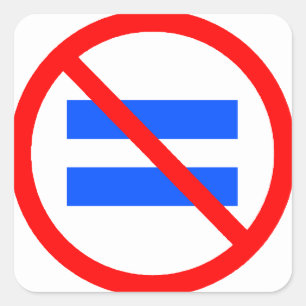 Proheirat-Aufkleber Quadratischer Aufkleber