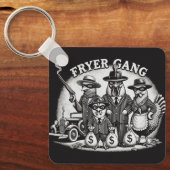 "Prohibition Pullets" Aluminum Keychain Schlüsselanhänger (Vorderseite)