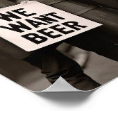 Prohibition Wall Art, Beer Protest, Vintage Wall Poster (Ecke)