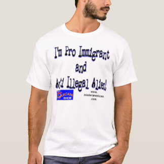 Proimmigrant/illegales Antialien T-Shirt