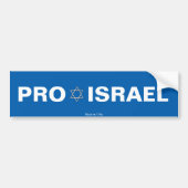 Proisrael-Autoaufkleber Autoaufkleber (Vorne)