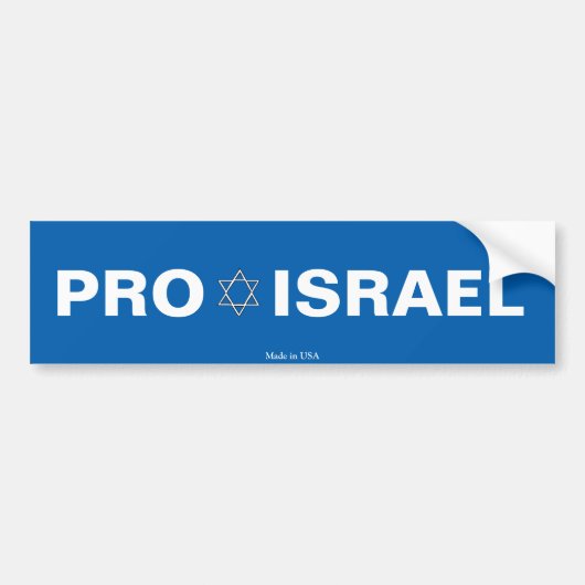 Proisrael-Autoaufkleber Autoaufkleber (Vorne)