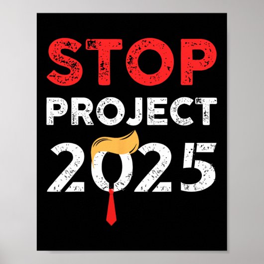 Project 2025 Trumps Projekt Anti Trump 2 Poster (Vorne)