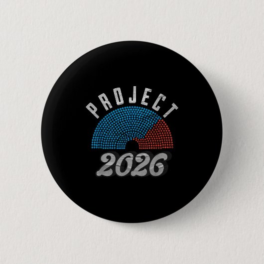 Project 2026 Tee Shirt Button (Vorderseite)
