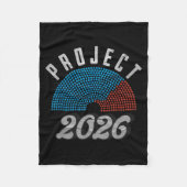 Project 2026 Tee Shirt Fleecedecke (Vorderseite)