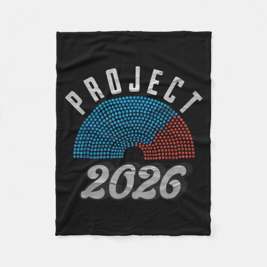 Project 2026 Tee Shirt  Fleecedecke (Vorderseite)
