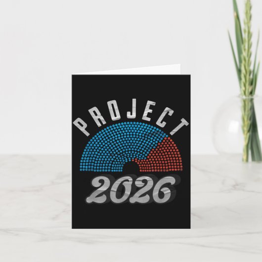 Project 2026 Tee Shirt Karte (Vorderseite)