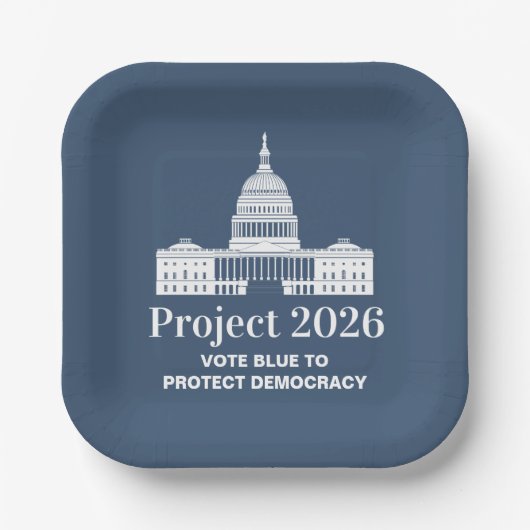 Project 2026 Vote for Democracy Pappteller (Vorderseite)
