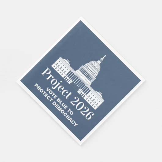 Project 2026 Vote for Democracy Serviette (Ecke)