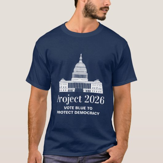 Project 2026 Vote for Democracy T-Shirt (Vorderseite)