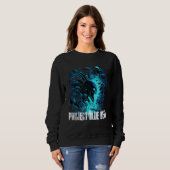 Project Blue Beam Fake Alien Invasion Sweatshirt (Vorne ganz)