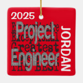 Project Engineer Extraordinaire CUSTOM Keramikornament (Rückseite)