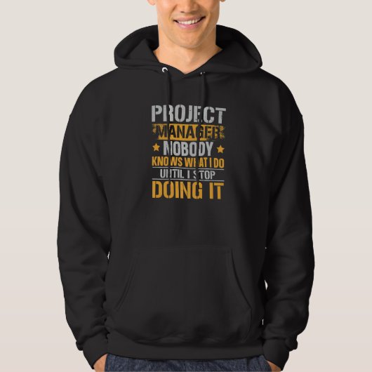 Project Manager Job Project Management Profession Hoodie (Vorderseite)
