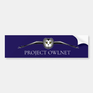 Project Owlnet-Aufkleber Autoaufkleber