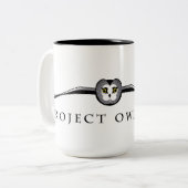 Project Owlnet Keramik-Tasse Zweifarbige Tasse (Vorderseite Links)