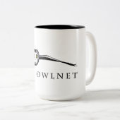 Project Owlnet Keramik-Tasse Zweifarbige Tasse (VorderseiteRechts)