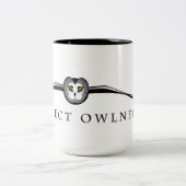 Project Owlnet Keramik-Tasse Zweifarbige Tasse (Mittel)