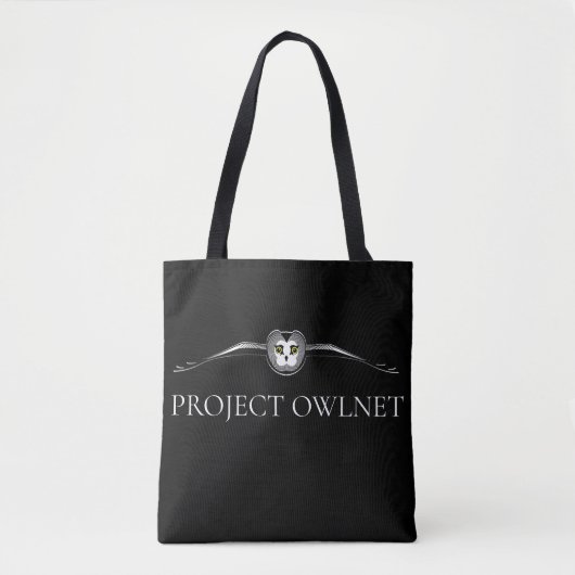 Project Owlnet Schwarze Tragetasche Tasche (Vorderseite)