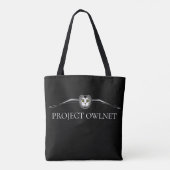 Project Owlnet Schwarze Tragetasche Tasche (Rückseite)
