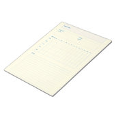 Project Planning Template, Printable Planner Sheet Notizblock (angewinkelt)