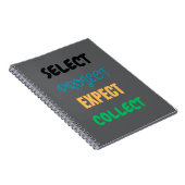 Project Select Expect Collect Spirect Notebook Notizblock (Rechte Seite)