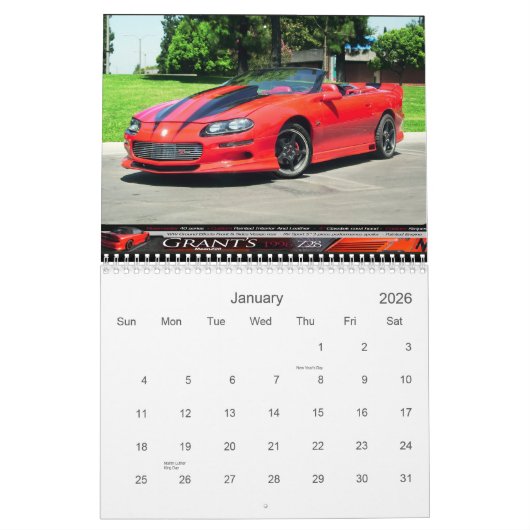 ProjectCamaro.com-Kalender 2007 Kalender (Jan 2026)