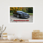 ProjectCamaro.com's Black Camaro Poster (Küche)