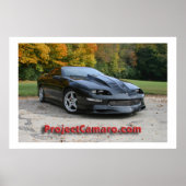 ProjectCamaro.com's Black Camaro Poster (Vorne)