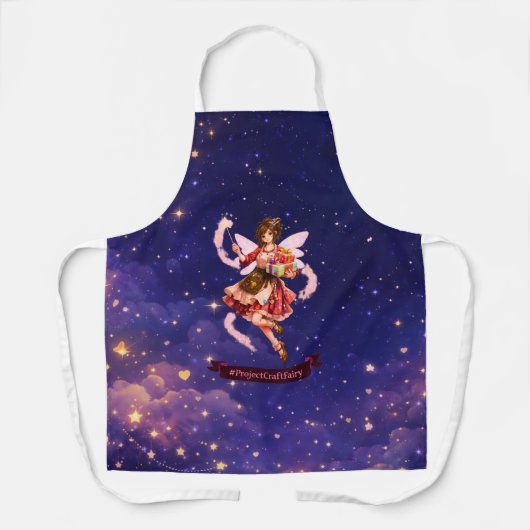 #ProjectCraftFairy NightMode All-Over Print Apron Schürze (Vorderseite)