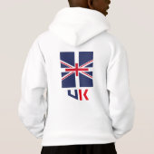 PROJECTED FLAG UK / ENGLAND BY MASANSER HOODIE (Rückseite)