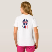 PROJECTED FLAG UK / ENGLAND BY MASANSER T-Shirt (Schwarz voll)
