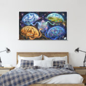 Projection of Adjacent Realities Leinwanddruck (Insitu (Schlafzimmer))