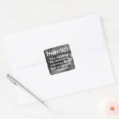 Projekt 1625 quadratischer aufkleber (Umschlag)