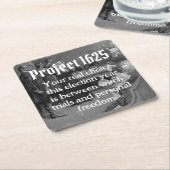 Projekt 1625 rechteckiger pappuntersetzer (angewinkelt)