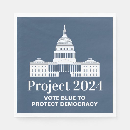 Projekt 2024 Abstimmung für Demokratie Serviette (Vorderseite)