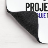 Projekt 2025 anhalten - Blue 1 wählen Mousepad (Ecke)