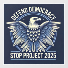 Projekt 2025 anhalten fensteraufkleber