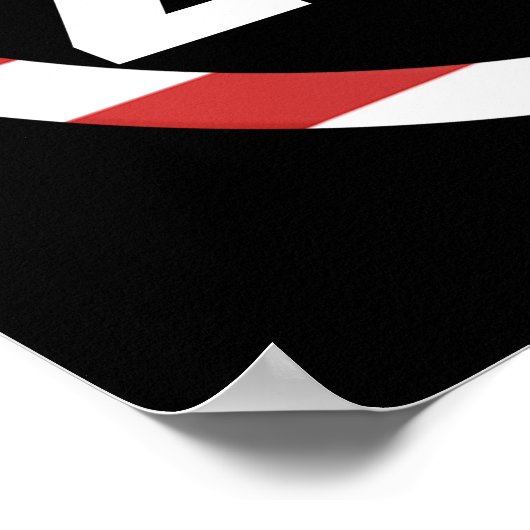 Projekt 2025 anhalten poster (Ecke)