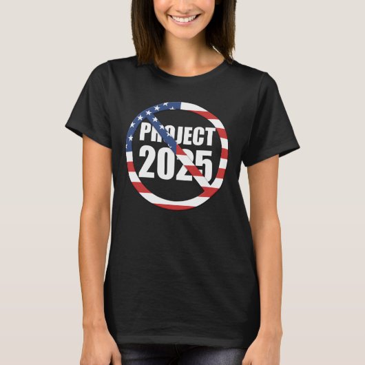 Projekt 2025 anhalten T-Shirt (Vorderseite)