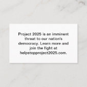 Projekt 2025 anhalten visitenkarte (Rückseite)