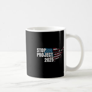 Projekt 2025 Anti Trump American Flag Kaffeetasse