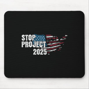 Projekt 2025 Anti Trump American Flag Mousepad
