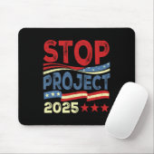 Projekt 2025 Anti Trump USA Flagge Politische Frau Mousepad (Mit Mouse)