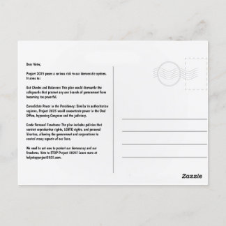 Projekt 2025 beenden Postkarte