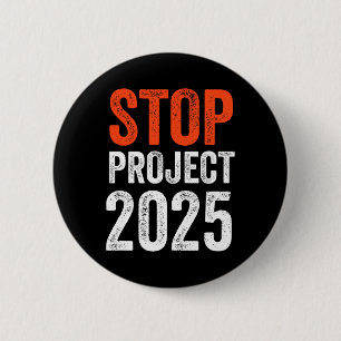 Projekt 2025 gegen Trump Button