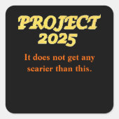 Projekt 2025 Sticker (Vorderseite)